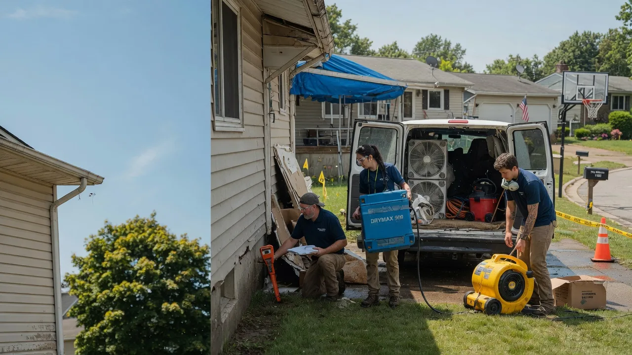 Ceiling Leak Cleanup in Garden City, NY near me